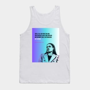 Alexandria Ocasio Cortez | Do it Anyway Tank Top